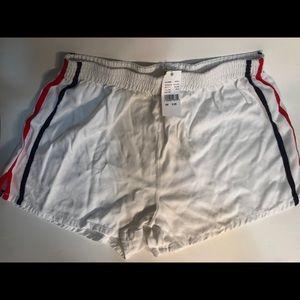 Red, Navy and White Shorts